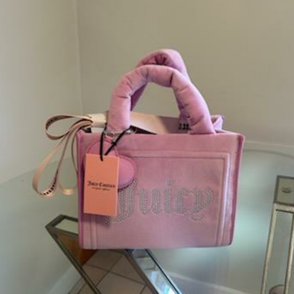 JUICY COUTURE FONDANT PINK EXTRA SPENDER MINI TOTE